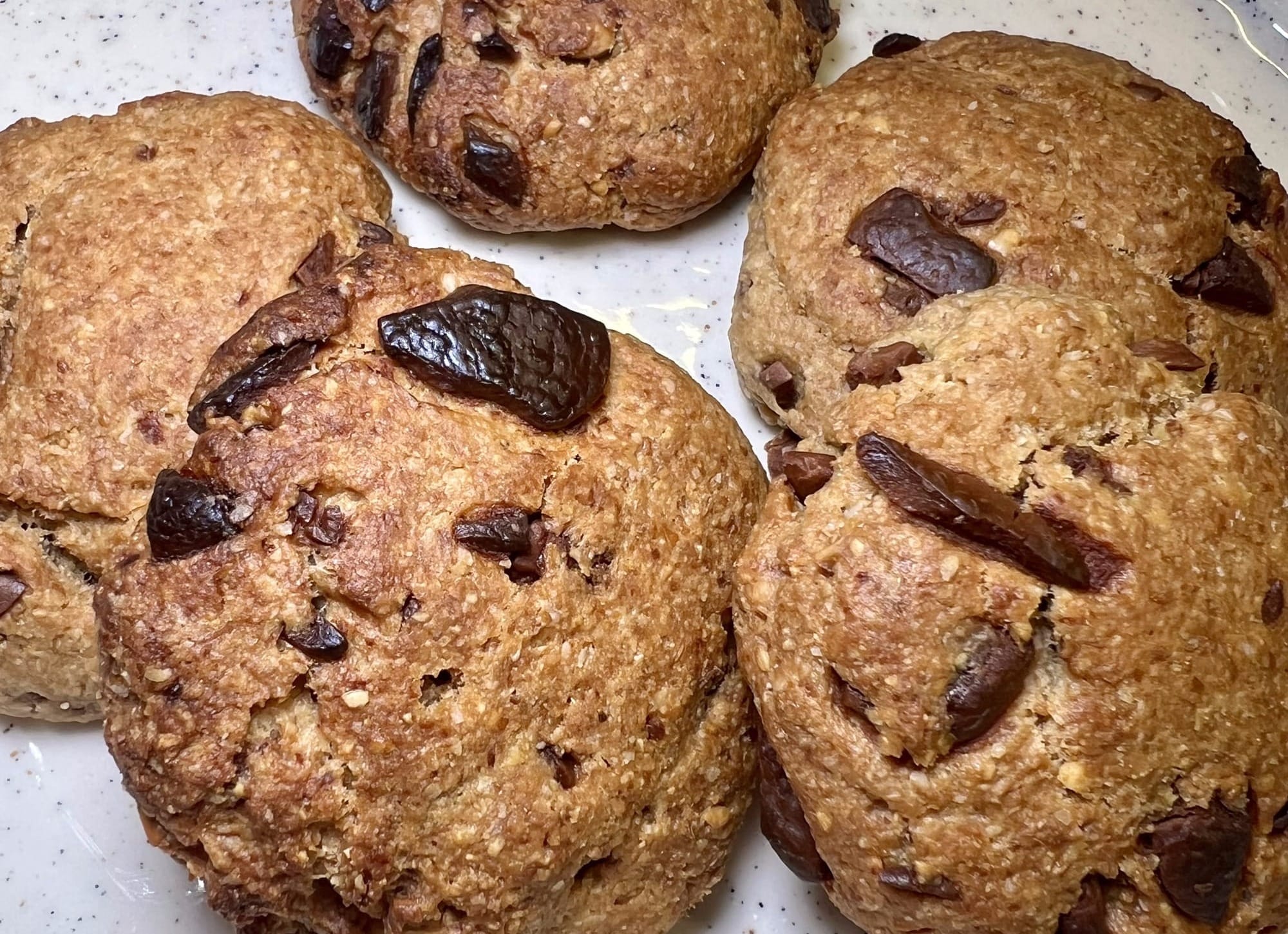 Ленени бисквити с тахан от кашу и шоколад 🍪