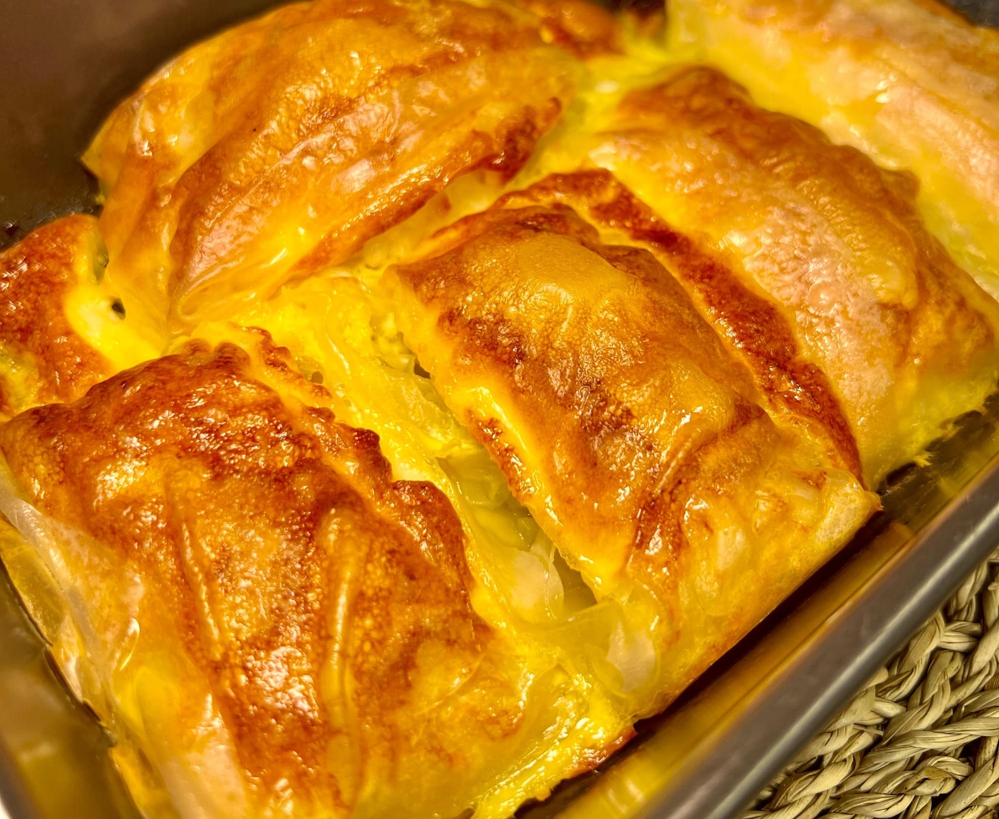 🥟 Оризови банички с котидж и яйца (само 3 съставки!)